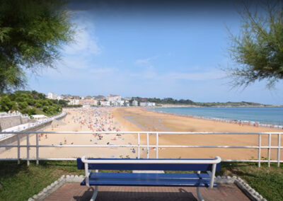 Playa de El Sardinero en Santander (Cantabria)