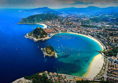 Playa de La Concha en San Sebastián