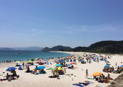 Visitar a las Islas Cíes (Playa de Rodas)
