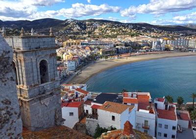 Hermosas Vistas a la Playa Norte de Peñíscola