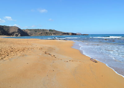Playa Cavalleria en Es Mercandal (Menorca)
