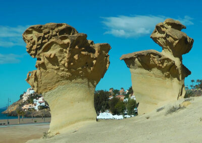 Playa de Bolnuevo en Mazarrón (Murcia)