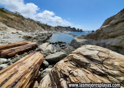 Flysch en Playa de Arnía en Cantabria