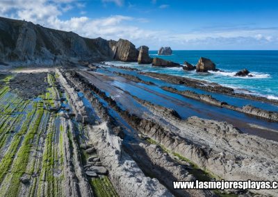 Naturaleza salvaje en Cantabria - Flysch Playa de Arnía
